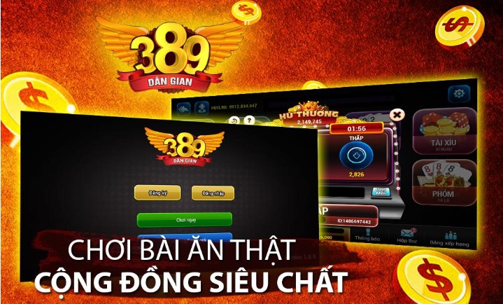 Đăng ký tài khoản game bài 389 đổi thưởng. 